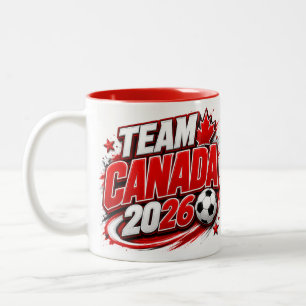 TEAM CANADA 2026 Soccer Fan Mug Canadian