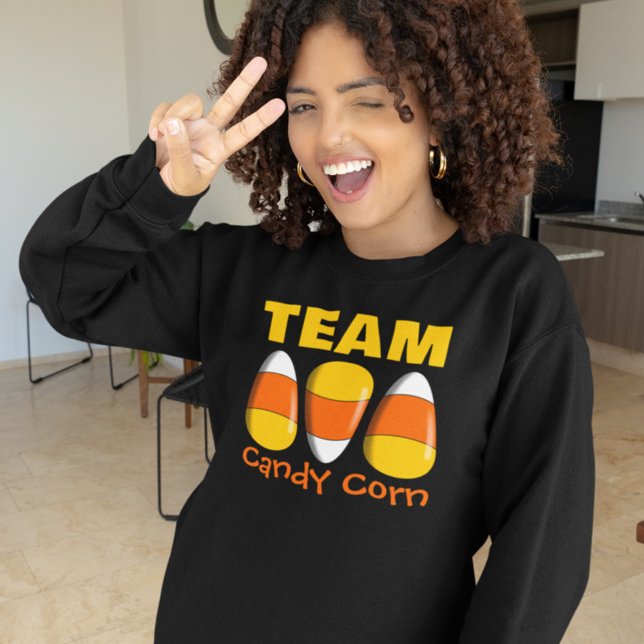 Team Candy Corn Halloween Sweatshirt (Creator Uploaded)
