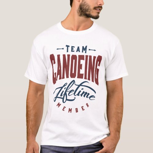 Team Canoeing T_Shirt