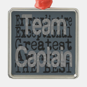 Team Captain Extraordinaire Metal Ornament