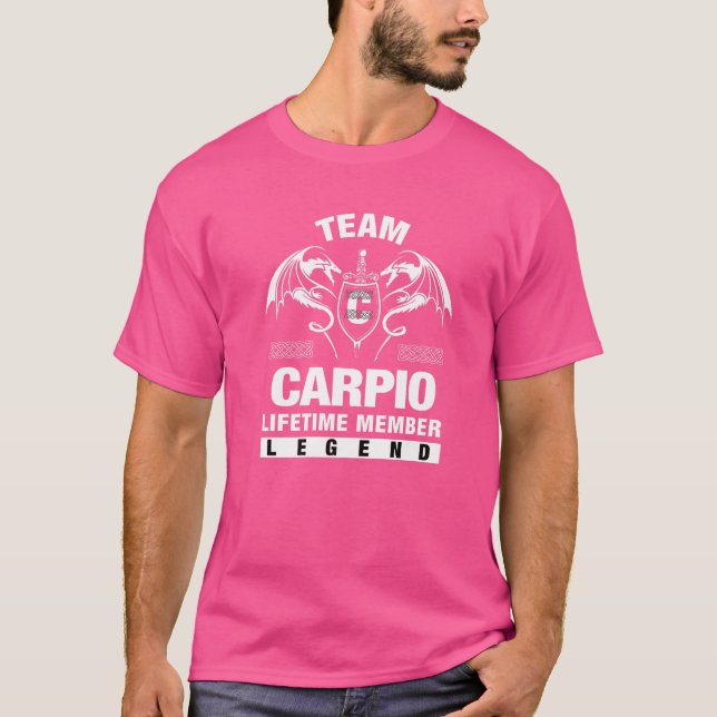 Team Carpio Lifetime Member T-Shirt (Front)