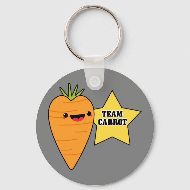 Team Carrot Keychain (Front)