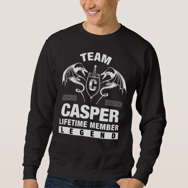 Team Casper Lifetime Member Sweatshirt (Front)