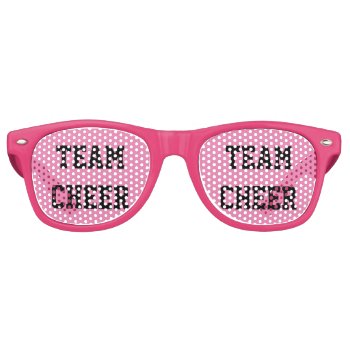 Team Cheer Sunglasses by photographybydebbie at Zazzle