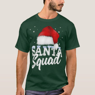 Team Christmas Santa Squad Family Matching Christm T-Shirt