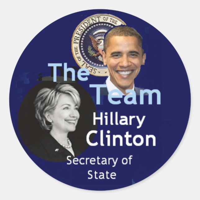 Team Clinton Sticker (Front)