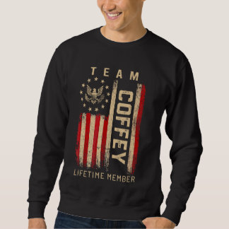 Team COFFEY Lifetime Member American Flag Sweatshirt