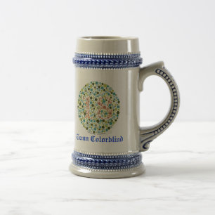 Team Colorblind Beer Stein