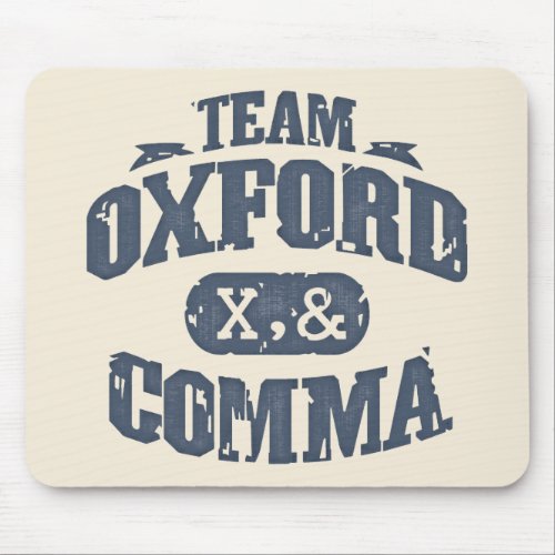 Team Comma Mouse Pad