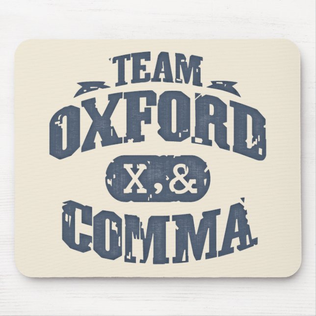Team Comma Mouse Pad (Front)