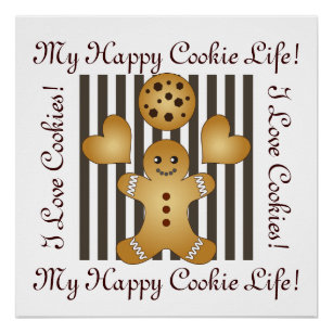 KEEP CALM AND EAT A COOKIE GLOSSY POSTER PICTURE PHOTO ginger bread man 1951 