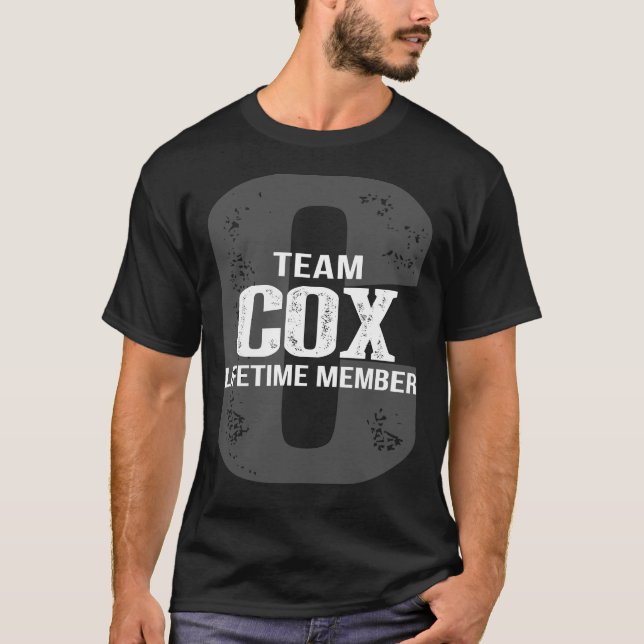Team COX Lifetime Member T-Shirt (Front)