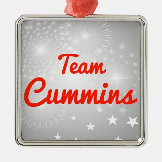 Team Cummins Metal Ornament (Front)