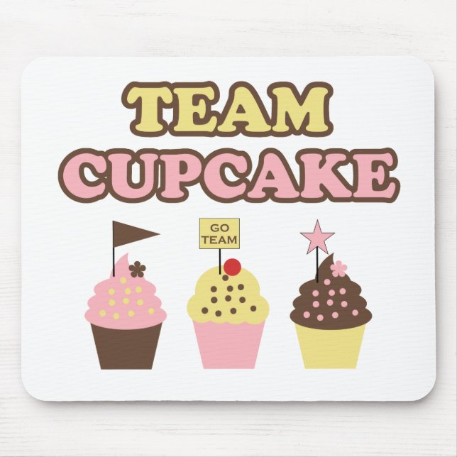 Team Cupcake Mouse pad for cupcake fans (Front)