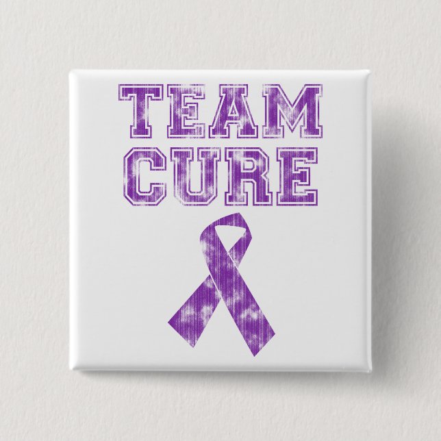 Team Cure (Purple) Button (Front)