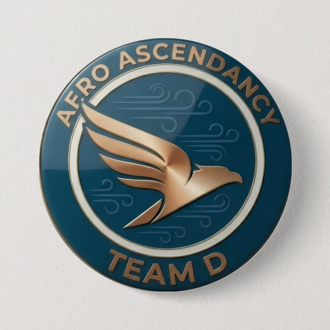 Team D – AF.RO Ascendancy Emblem | Elite Rising Button (Front)