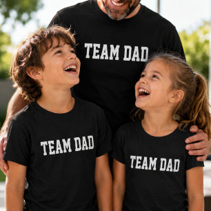Team Dad Matching Kids Fathers Day Gift  T-Shirt