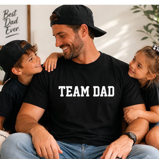 Team Dad Varsity Funny Fathers Day Gift  T-Shirt (Creator Uploaded)