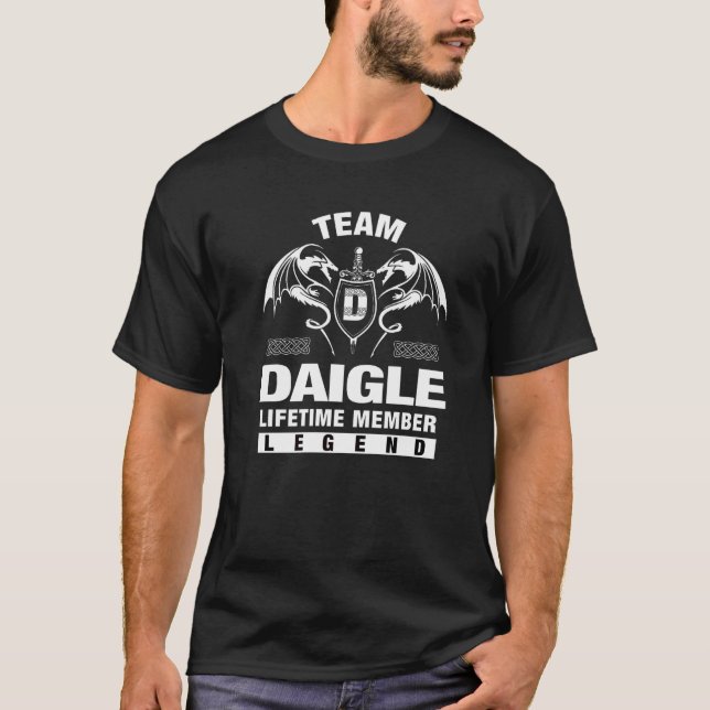 Team Daigle Lifetime Member T-Shirt (Front)