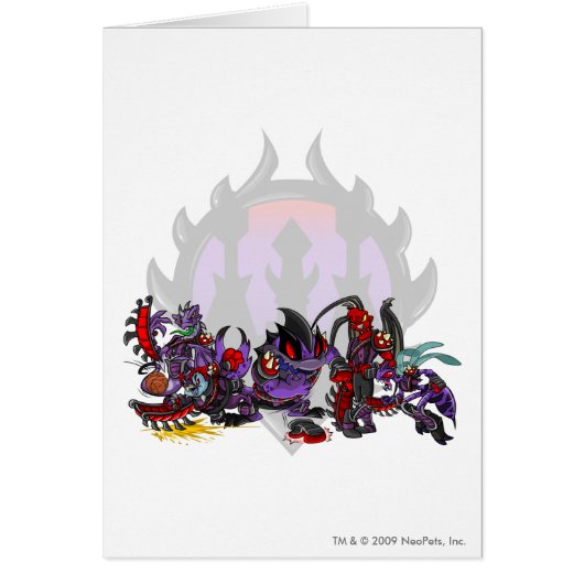 Team Darigan Citadel Group Cards (Front)