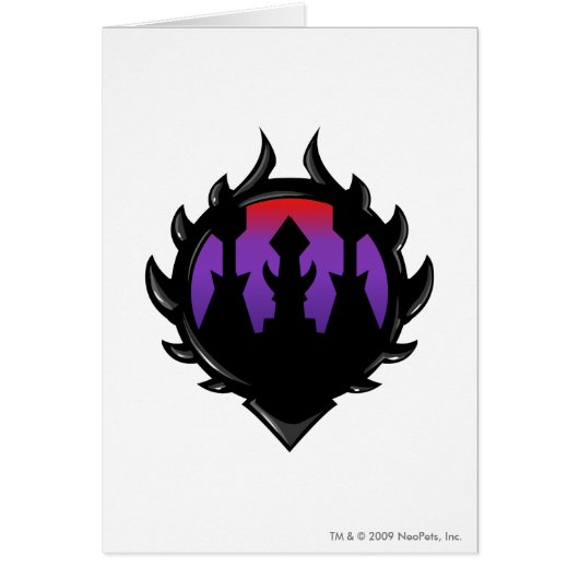 Team Darigan Citadel Logo Cards (Front)