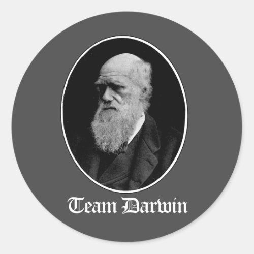 Team Darwin Classic Round Sticker