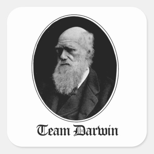Team Darwin Square Sticker