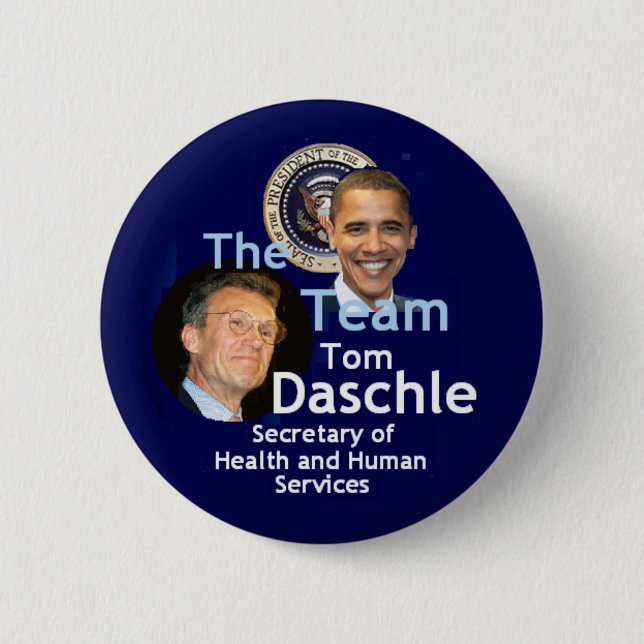 Team Daschle Button (Front)