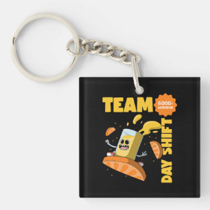 Team Day Shift Keychain