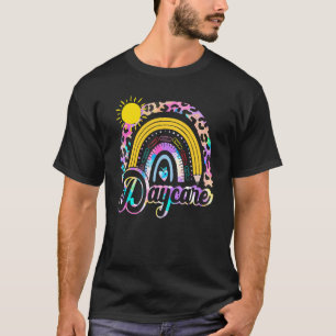 Team Daycare Squad Back To School Rainbow Kids Tea T-Shirt