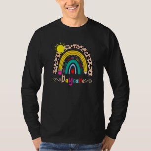 Team Daycare Squad Back To School Rainbow Kids Tea T-Shirt