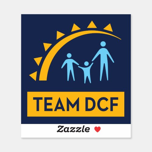 Team DCF Custom_Cut Vinyl Sticker