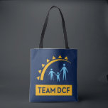 Team DCF Tote Bag<br><div class="desc">Team DCF helps our families stay safe,  healthy and connected. Show your family's Team DCF affiliation with this tote bag!</div>