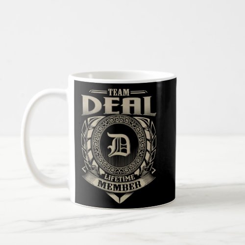 Team DEAL Lifetime Member Vintage DEAL Family    Coffee Mug