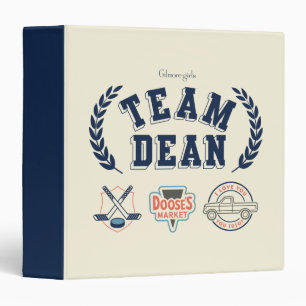 Team Dean Gilmore Girls Design 3 Ring Binder
