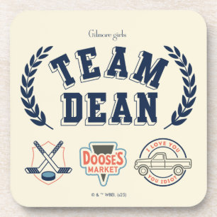 Team Dean Gilmore Girls Design Beverage Coaster