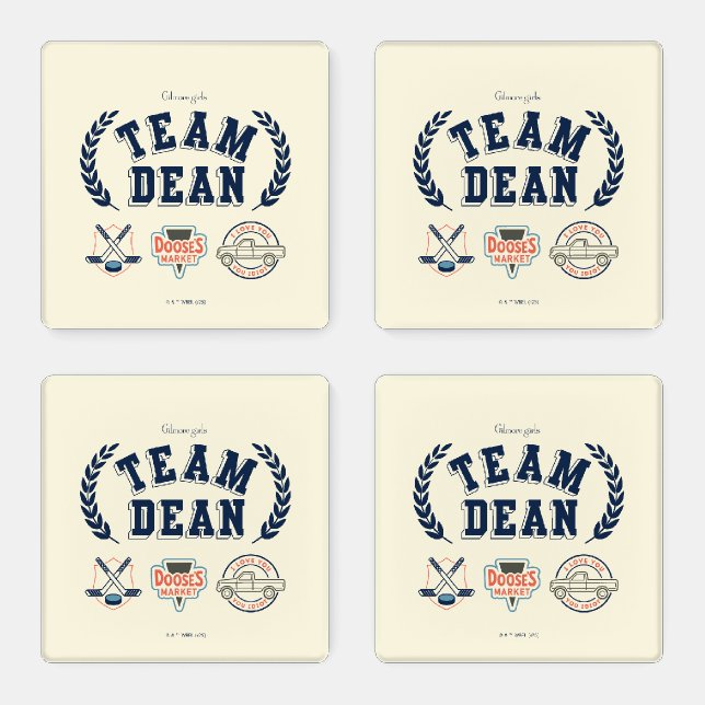 Team Dean Gilmore Girls Design Coaster Set (Set)
