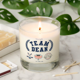 Team Dean Gilmore Girls Design Scented Candle