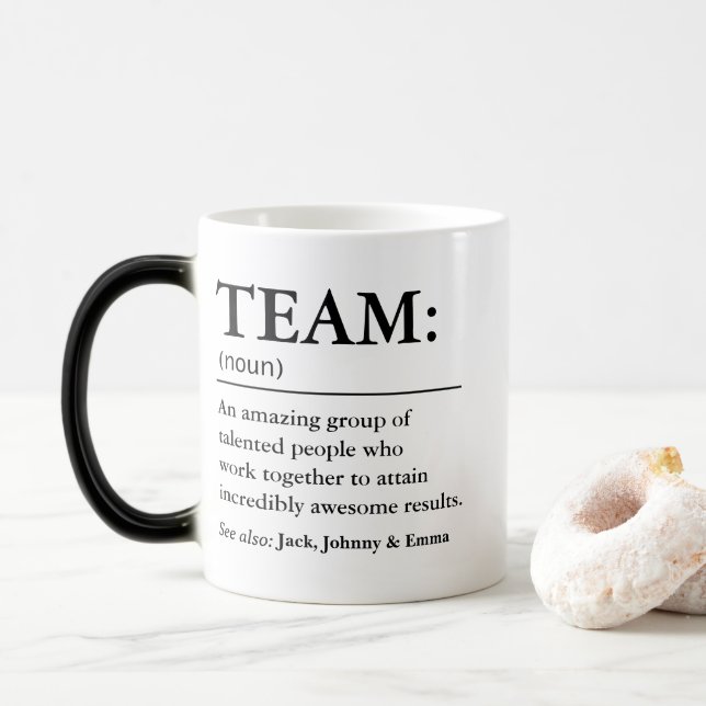 TEAM Definition Color Morph Mug (With Donut)