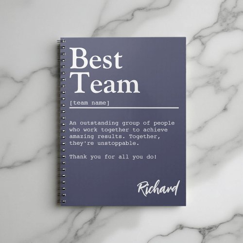 Team Definition Personalized Employee Appreciation