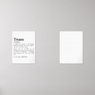 Team Definition – The Power of Collaboration Wall Art Sets
