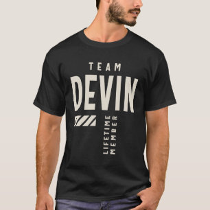 Team Devin Lifetime Member Devin Name T-Shirt