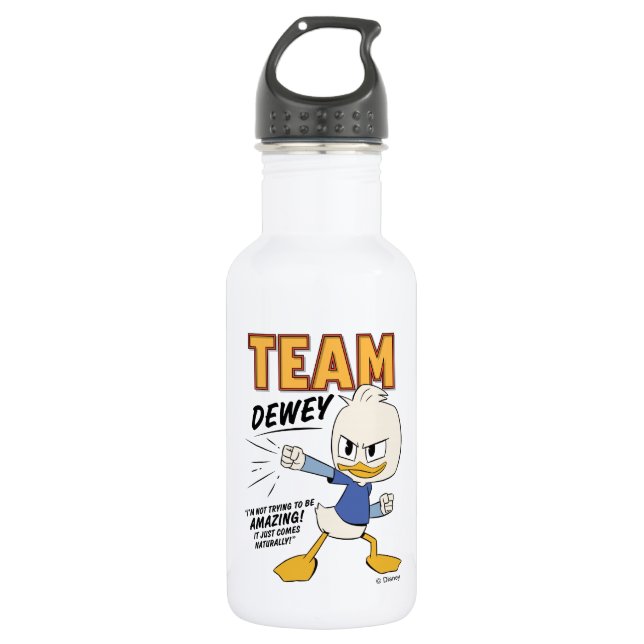 Team Dewey Stainless Steel Water Bottle (Front)