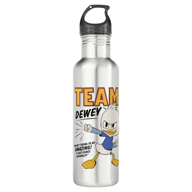 Team Dewey Stainless Steel Water Bottle (Front)