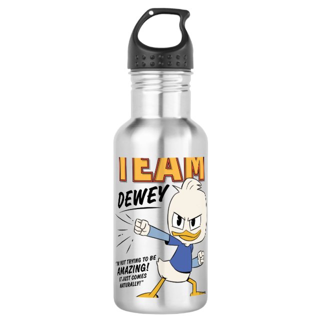 Team Dewey Stainless Steel Water Bottle (Front)