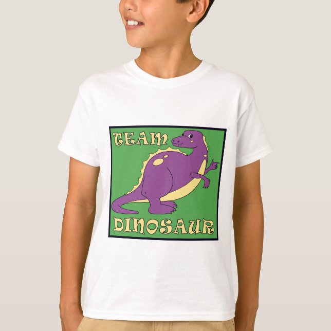 Team Dinosaur kid's T-shirt (Front)