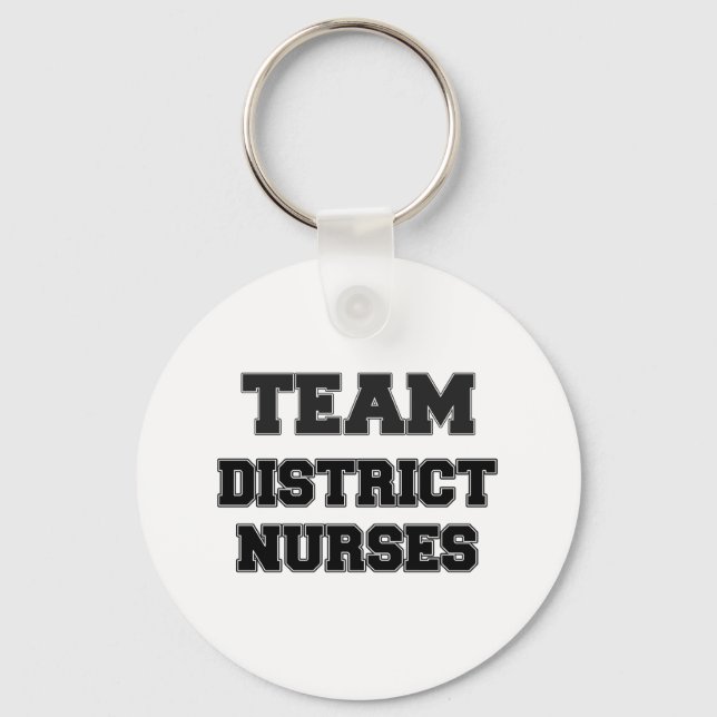 Team District Nurses Keychain (Front)