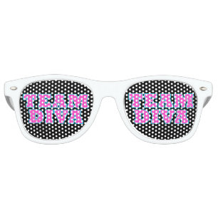 "Team Diva" Retro Sunglasses