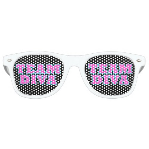 Team Diva Retro Sunglasses