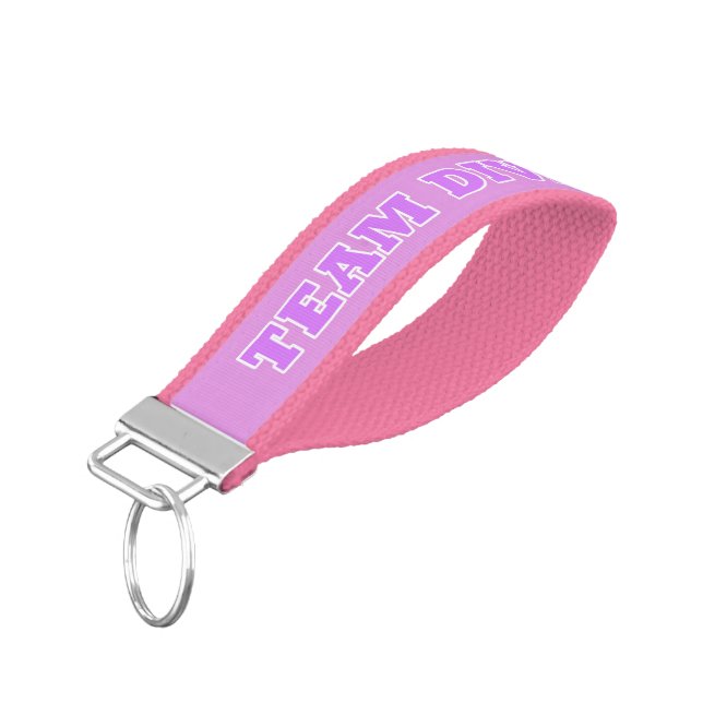 "TEAM DIVA" WRIST KEYCHAIN (Angled Down)